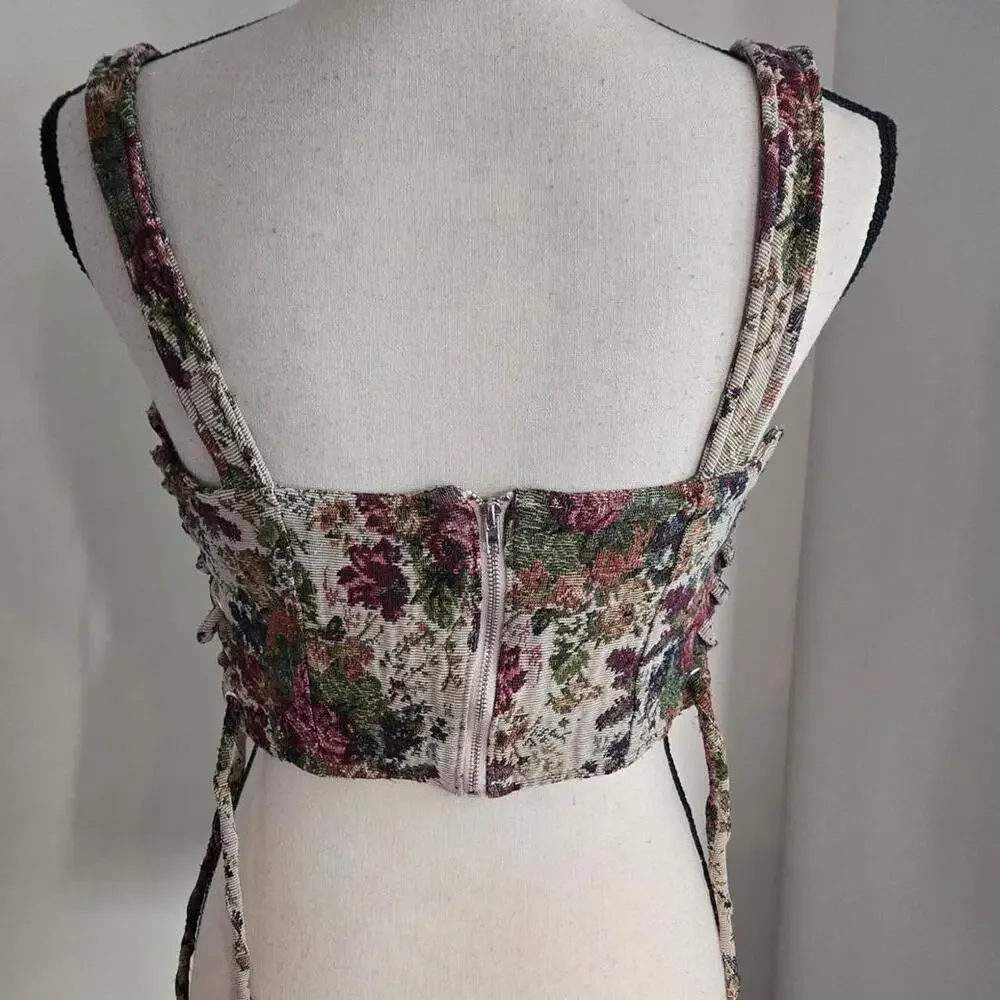Altard state floral corset top large